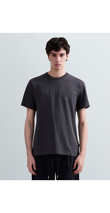 ベーシックジャージーロゴプリント Tシャツ 詳細画像
